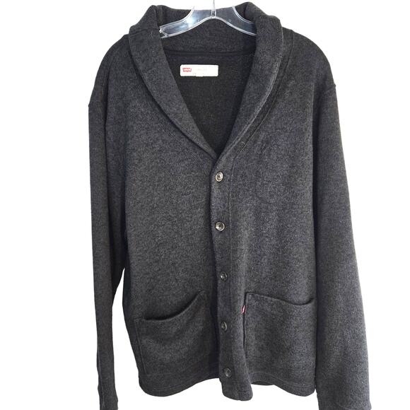 Levi's Jackets & Blazers - Levi's Women's Gray Blazer Large L Sweater Cardigan Suit Coat Misses Size12 14